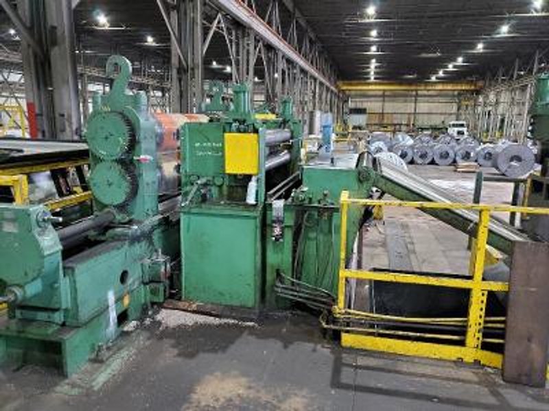 52" x .250" x 40,000Lb Loopco Loop Slitting Line