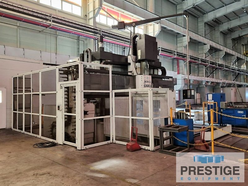 Okuma MCR-B III 5-Face, X-189", Y-146", Z-32", 201" x 83" Table, 120" Btw Column, 72 ATC, 2AAC, OSP-P300M, 2013, #32470
