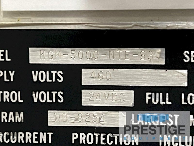 Sunnen KGM-5000NTE-S3, .153" - 1.26" Diameter, .31" - 6" Part Length, 257 - 3700 RPM, 33 - 500 SPM, #43330