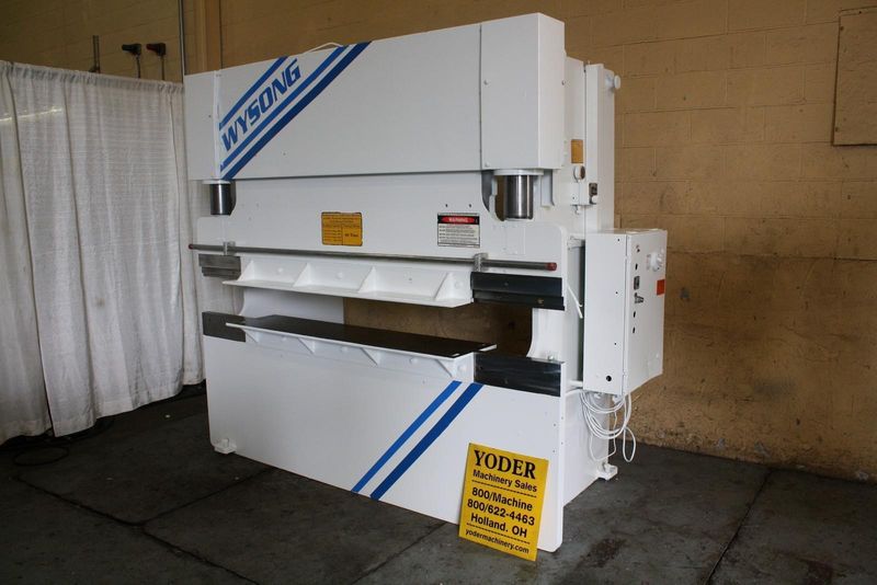 60 TON X 8' WYSONG HYDRAULIC PRESS BRAKE: STOCK #64992