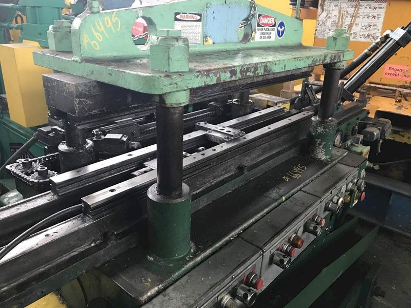 30 TON TISHKEN CUTOFF PRESS: STOCK