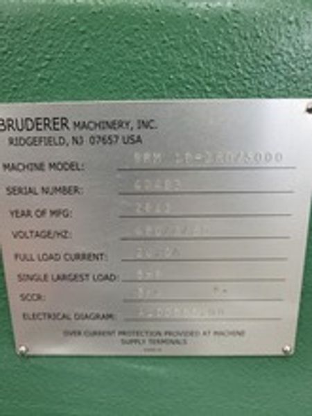 Bruderer Straightener with Uncoiler Pkg.
