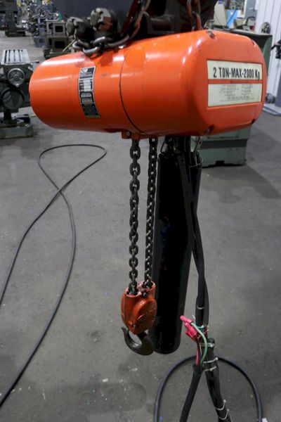 2 TON C & M ELECTRIC CHAIN HOIST: STOCK #73525