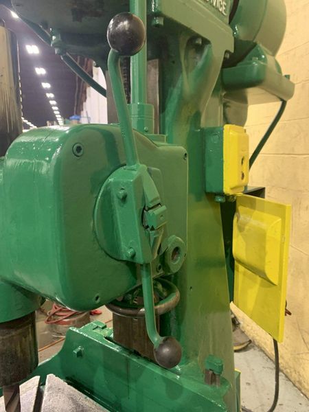 28' CINCINNATI BICKFORD SINGLE SPINDLE DRILL: STOCK #72623