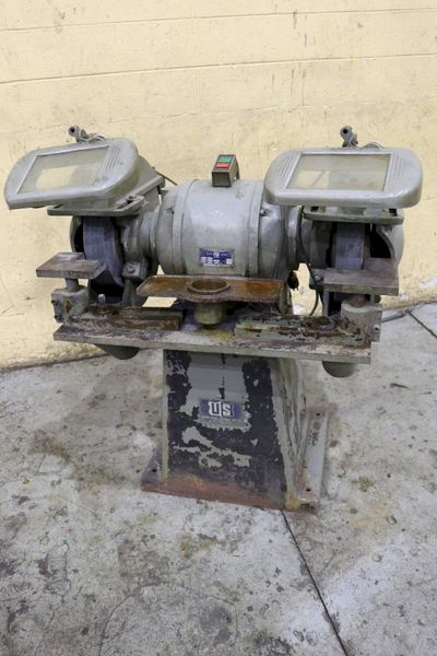 7-1/2 HP US ELECTRIC DOUBLE END GRINDER: STOCK #72583