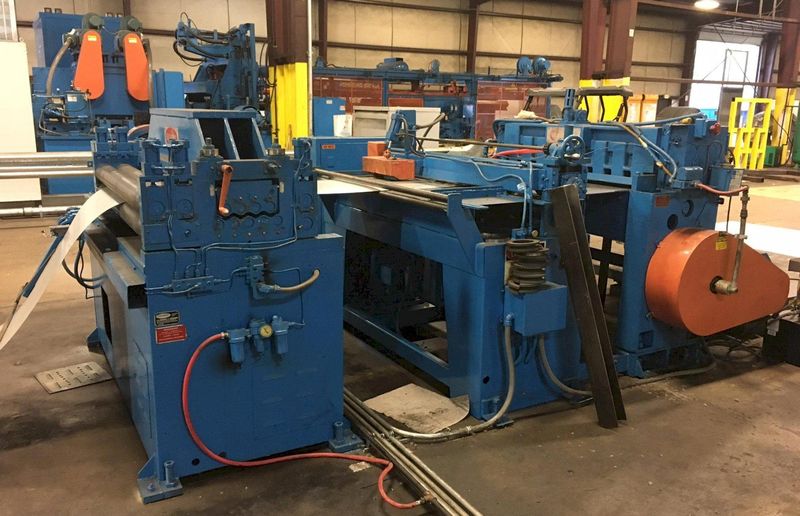 SECREST/PROGRESSIVE 48"-16 GA CUT TO LENGTH LINE SLEAR LINE WITH SLITTER: STOCK # 71599