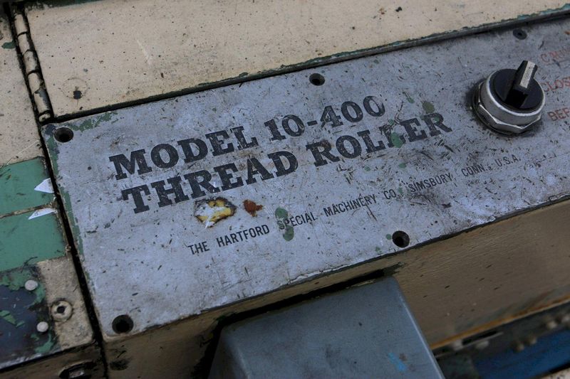3/8" X 3" HARTFORD MODEL #10-400 HIGH SPEED THREAD ROLLER: STOCK #70470