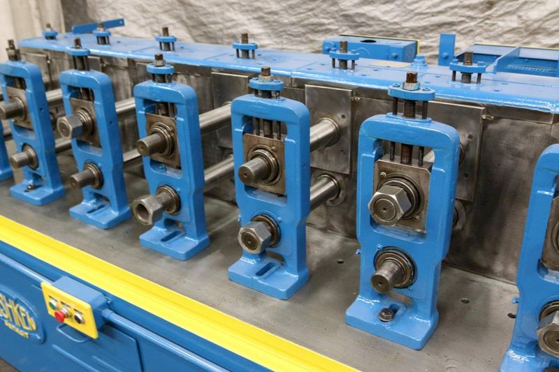 10 STAND X 2.5" TISHKEN MODEL 10HHW2-1/2 ROLLFORMER: STOCK #69301