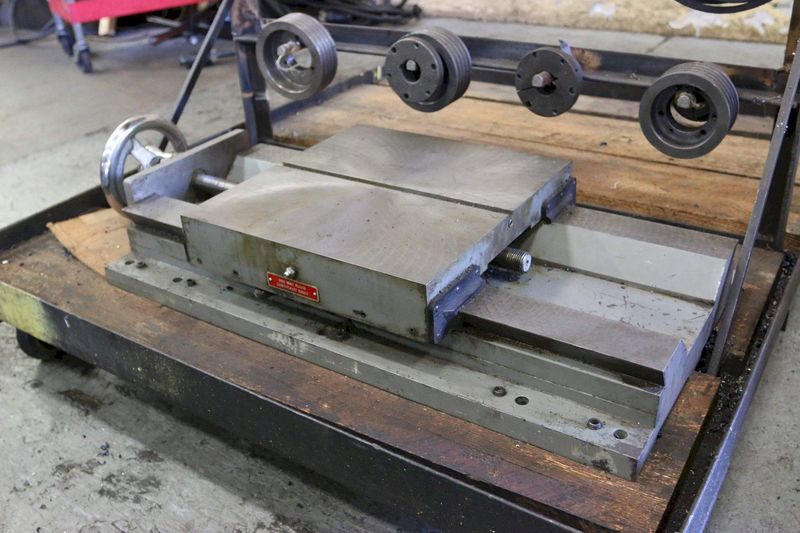 7.5 HP MASTER MACHINE TOOLS MILL HEAD W/ CROSS SLIDE TABLE: STOCK #68686