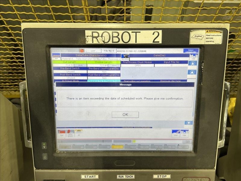 MIIC T-WIN22L CNC ROBOTIC TUBE BENDING CELL