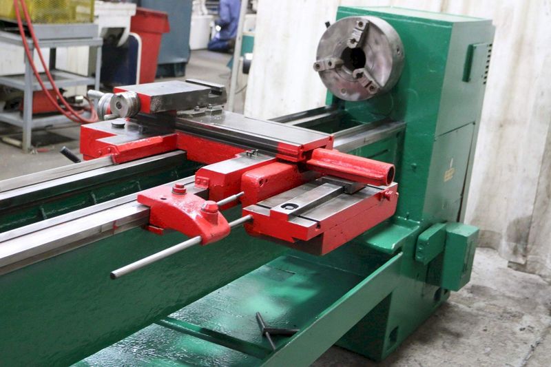 19" X 84" SUMMIT GAP BED ENGINE LATHE WITH 4" SPINDLE HOLE: STOCK #68482