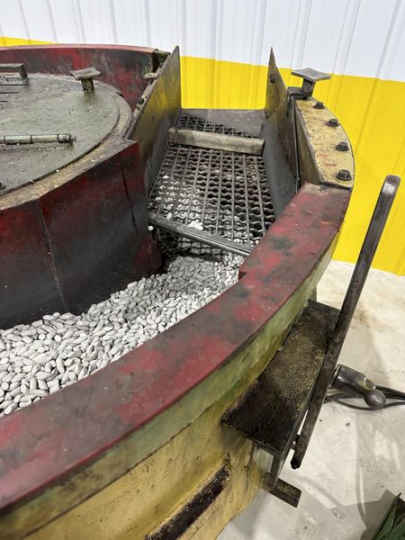 12 FT HAMMOND ROTO-FINISH MODEL #ST-12 ROTARY BOWL VIBRATORY PARTS DEBURRING FINISHER: STOCK #20