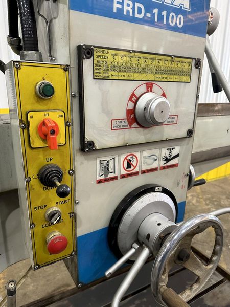 3' X 11" ACRA MODEL #FRD-1100 RADIAL DRILL: STOCK #19811