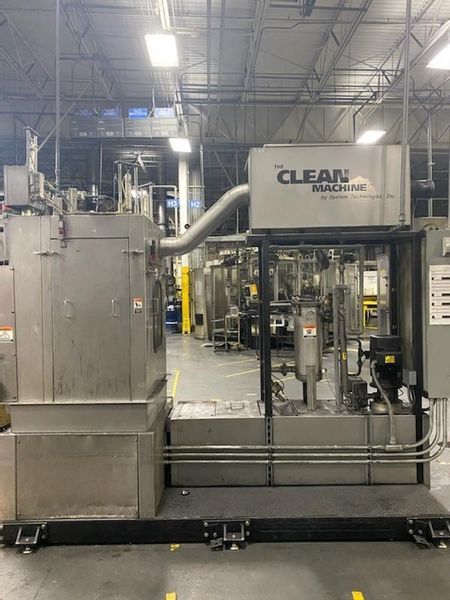 SYSTEM TECHNOLOGIES MODEL #CMI-123-480 CLEAN MACHINE HIGH PRESSURE STAINLESS STEEL PARTS WASHER: