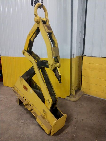 10,000 LB 5 TON ACCO MANSAVER MODEL G1616 SINGLE RIM VERTICAL COIL LIFTING TONG SCISSOR TYPE COI