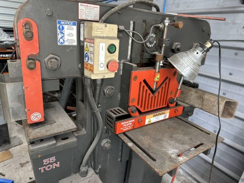 Edwards 55 Ton Hydraulic Ironworker