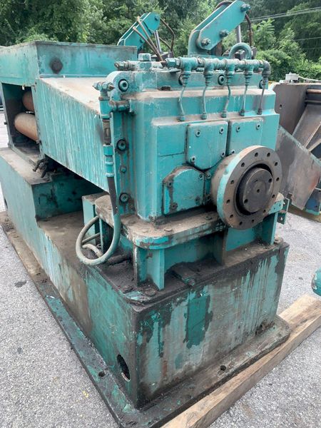 20,000 LB X 30" X .500" YODER COIL CRADLE & STRAIGHTENER FEED LINE: STOCK #13050