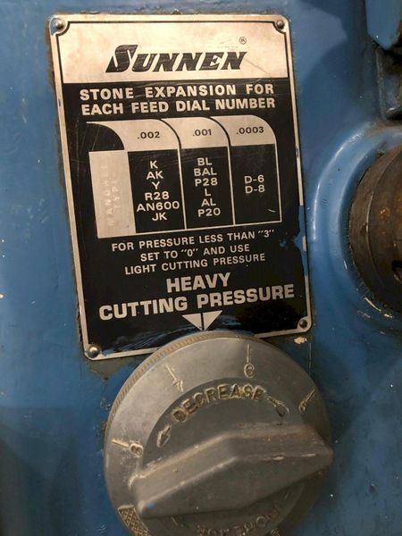 SUNNEN #MVV-1680C PRECISION HORIZONTAL HONING MACHINE WITH POWER STROKING: STOCK #11059