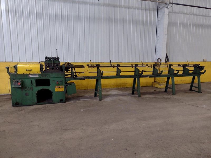 3/8" LEWIS MODEL #8CV WIRE STRAIGHTEN & CUT MACHINE: STOCK  16185
