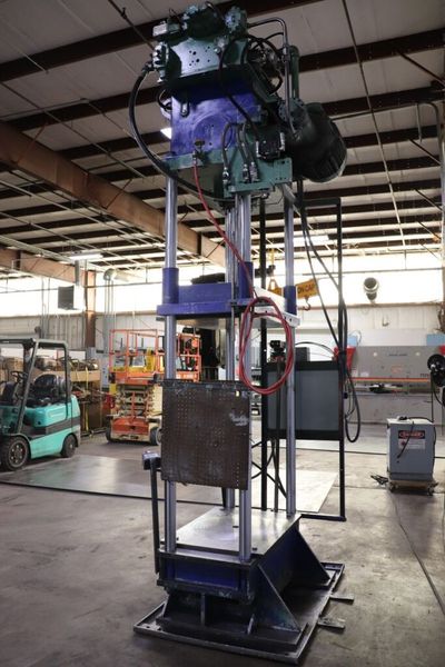 Hannifin F-31101 30 Ton 4 Post Hydraulic Press, Magnum Press Control Retrofit