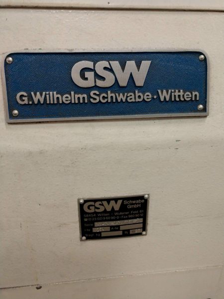 1,100 LB X 16" GSW MODEL #MHM0.5/1250SO SERVO MOTORIZED COIL REEL UNCOILER, NEW 1996: STOCK 1298