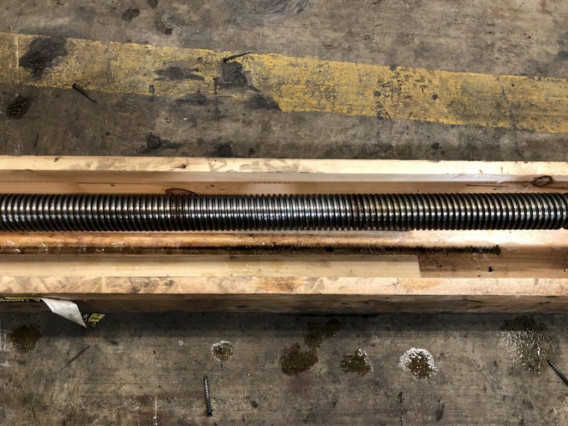 95-1/2" X 1-1/8" BALL SCREW: STOCK #14303