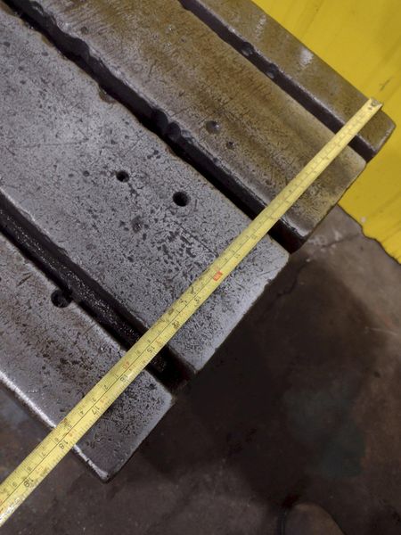24" X 18" X 21" HIGH CARLTON T SLOTTED DRILL BOX TABLE: STOCK 19963