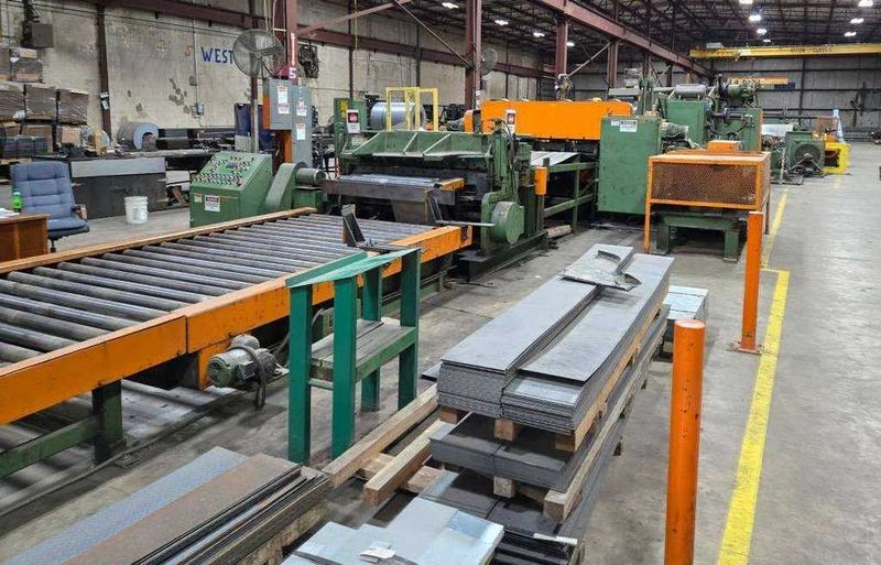 72" x 0.105" x 25,000# McKay/Wysong Cut To Length Line
