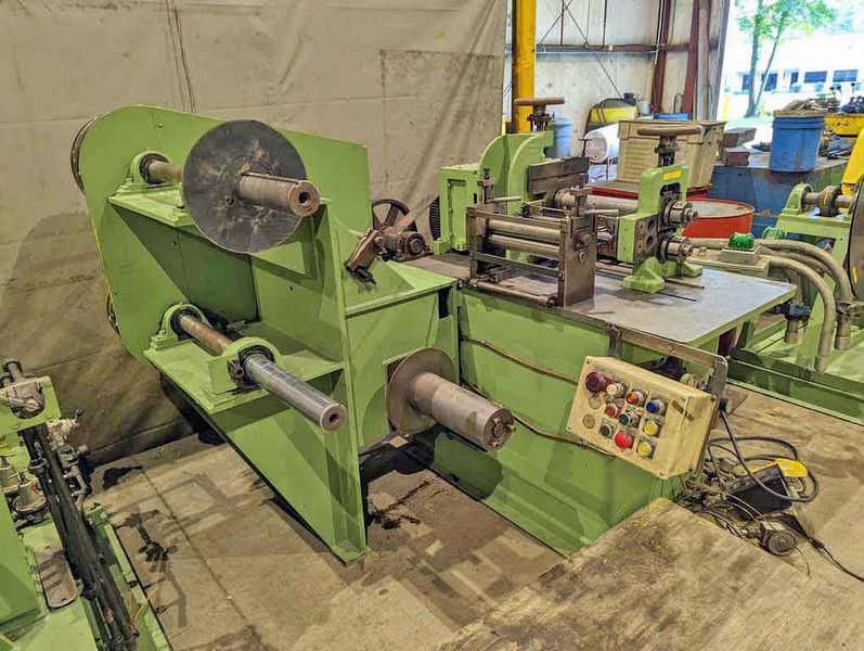 12" x 2.50" x 1,000# Ruesch Slitting Line