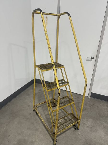 4ft Rolling Metal Staircase Ladders (6 available)