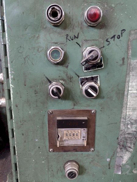 54" X 10 GAUGE DALLAS AIR FEED WITH EDWARDS SHEAR CUT TO LENGTH LINE: STOCK 15968