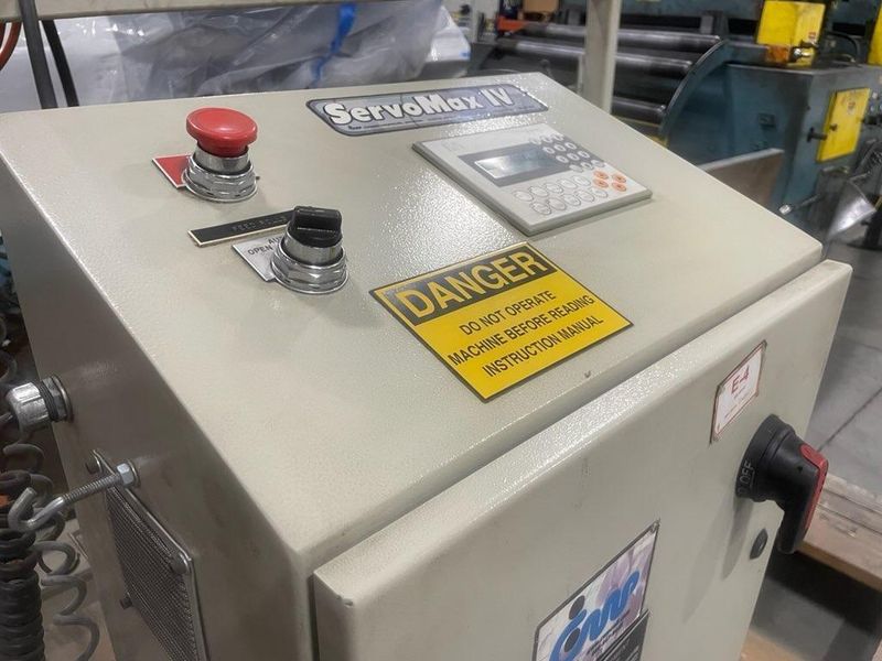 6000 lbs. x 12" Cooper Weymouth Peterson Servo Coil Feed Line For Metal Stamping, Heavy Duty Cap