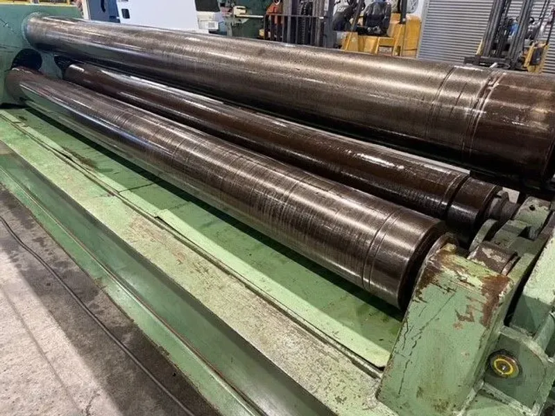 ROUNDO PS-255 10’ x ½” 3 Roll Plate Bending Roll 1988’ #7675