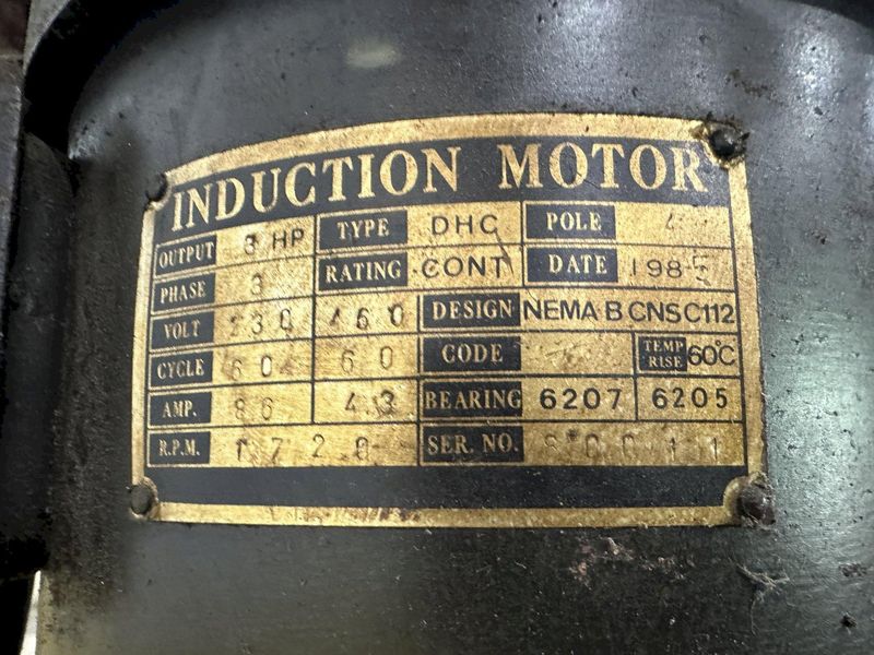 3 HP MICROCUT MODEL #837 VERTICAL MILL W/ VISE: STOCK #20998