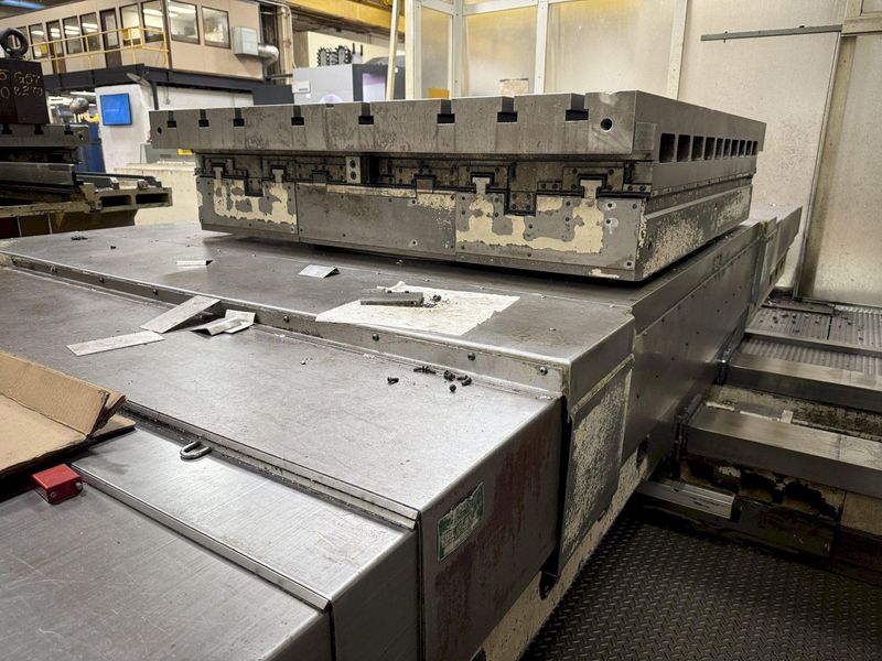 Used, 6" Giddings & Lewis CNC Table Type Horizontal Boring Mill