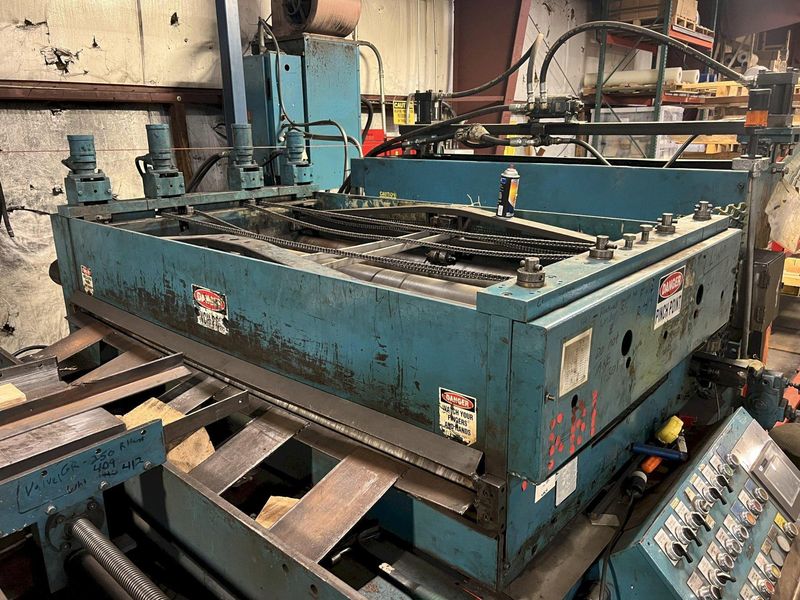 72" X .135" RBI (RED BUD INDUSTRIES) MODEL #SM6-72 AUTOMATIC CUT-TO-LENGTH (CTL) BLANKING LINE: