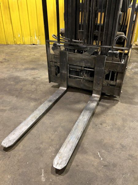 3500 LB MITSUBISHI MODEL FBC18N ELECTRIC FORKLIFT: STOCK 17435