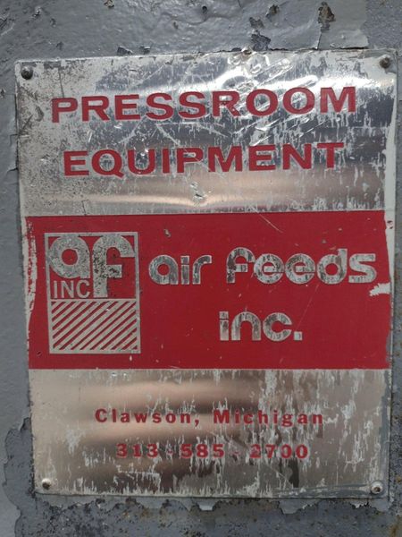 10,000 LB X 24" WIDE X .187" AIR FEEDS COIL CRADLE STRAIGHTENER / UNCOILER: STOCK 17042