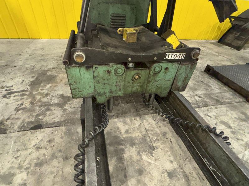20,000 LBS X 36" LITTELL MOTORIZED COIL REEL UNCOILER & COIL CAR: STOCK #22519