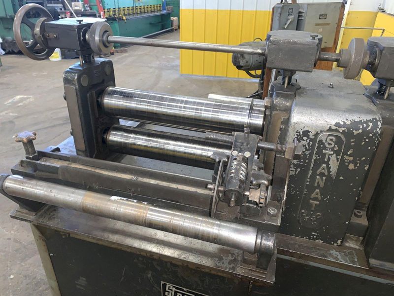 18" WIDE X 4500 LB X 3" ARBOR STANAT MODEL #S-180  SLITTING LINE: STOCK #13717