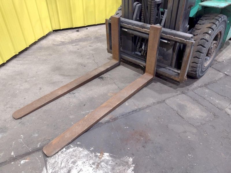 5,000 LB MITSUBISH MODEL #QA14  PROPANE FORKLIFT TRUCK: STOCK #19603