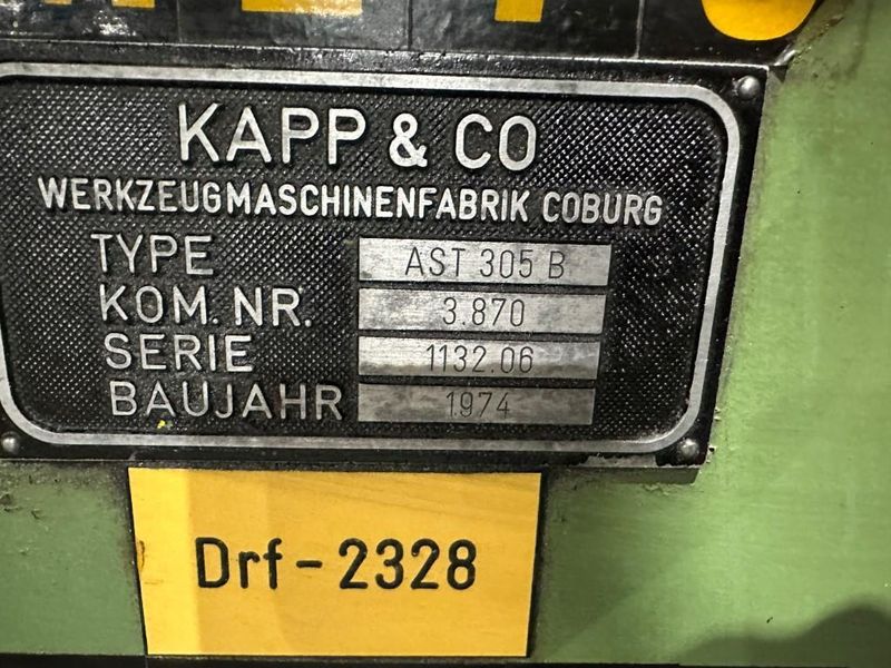 Kapp Model AS-305B 12" x 19" Automatic Hob Sharpener