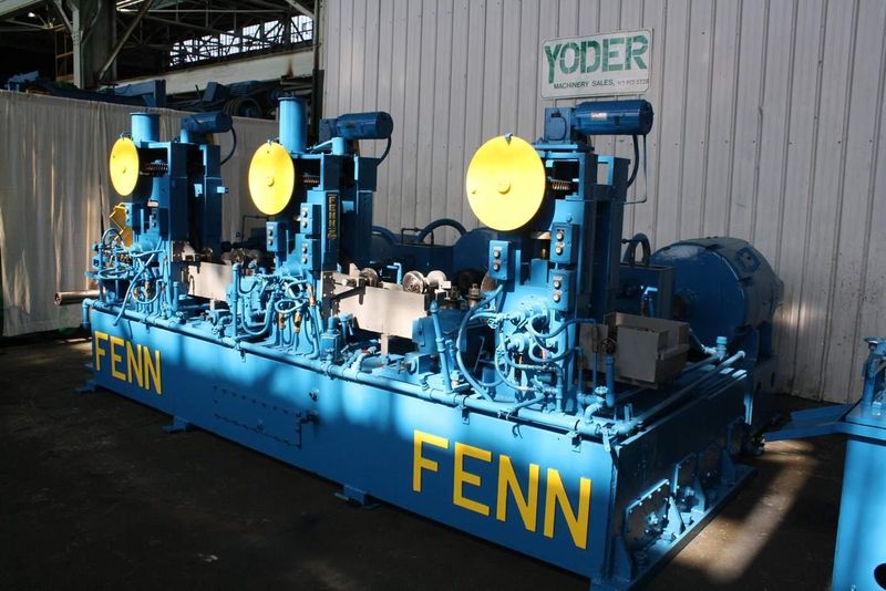 FENN 3 STAND X 082-062-062 WIRE SHAPING & FLATTENING MILL: STOCK #65773