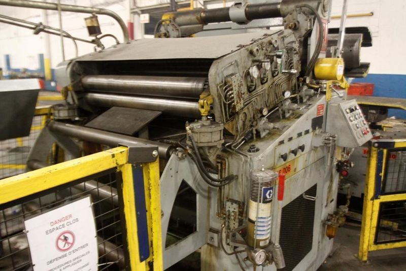20000# X 42' X .060' AUTOMATIC FEED COIL REEL, CAR, & STRAIGHTENER: #64