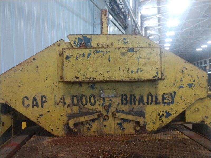 14,000 LB 7 TON X 26" TO 60" X 72" OD BRADLEY MOTORIZED COIL GRAB: STOCK 13233