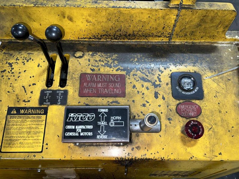 60,000 LBS RICO MODEL #HLR600 ELECTRIC FORKLIFT / DIE-CART / COIL-CARRIER: STOCK #16894