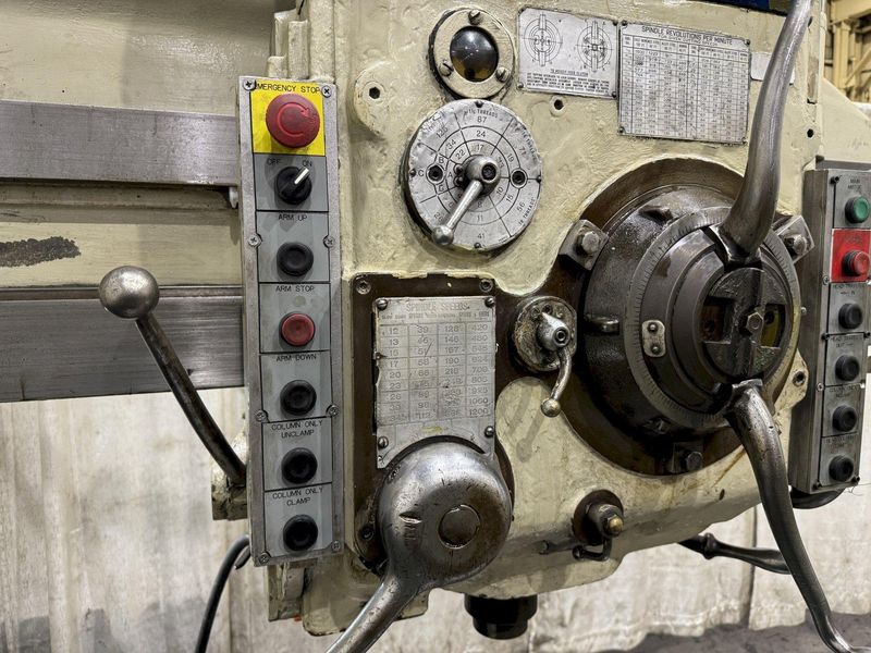 5' X 17" CARLTON RADIAL ARM DRILL: STOCK #77676