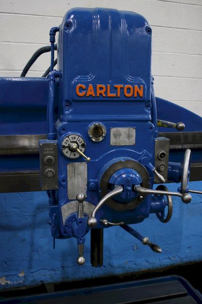 5' X 11" CARLTON RADIAL ARM DRILL: STOCK #76152