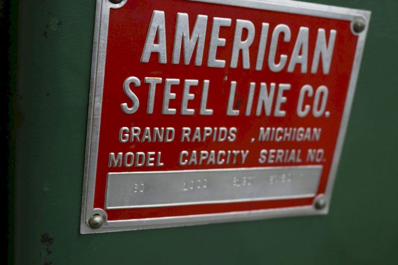 1000 LBS X 18" AMERICAN STEEL LINE COIL REEL: STOCK #73431