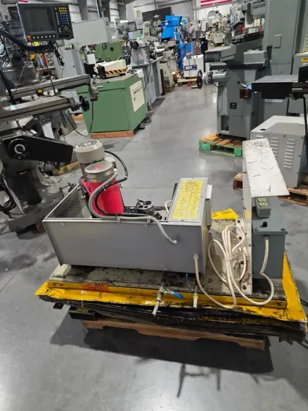 MATE M VALUGRIND Punch & Die Grinder on BARRON Powered Scissor Lift Table #8147